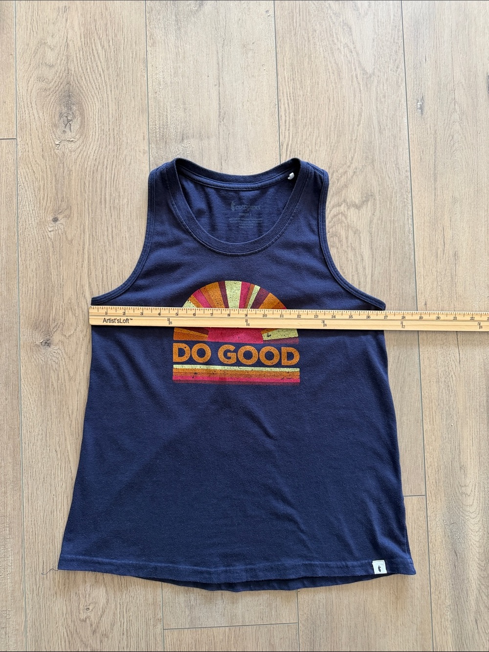 Cotopaxi Women's Do Good Graphic Tank Top Size S Navy - Picture 6 of 8